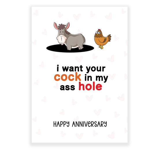 I Want Your Cock In My Ass Hole